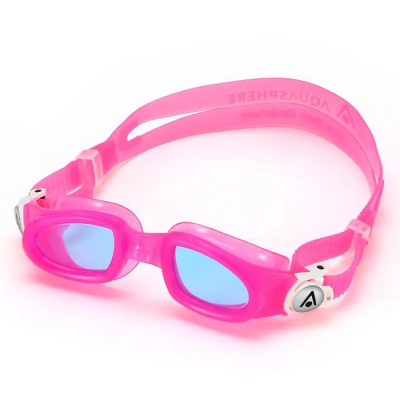 Aqua Sphere Moby Kid Blue Lens Swimming Goggles - Pink