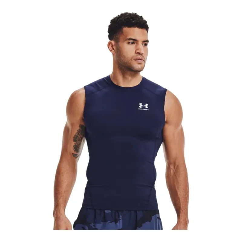 Under Armour HeatGear Compression Shirt SL - XL/Navy