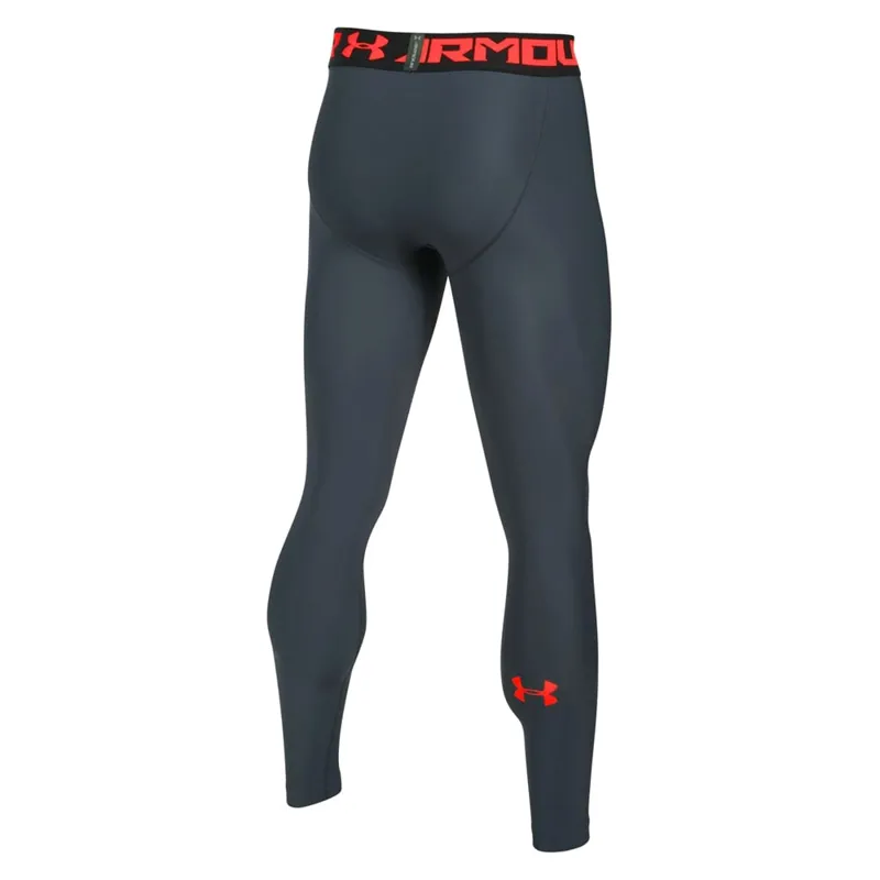 Under Armour Men's HeatGear Armour 2.0 Compression Leggings Grey