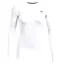 Under Armour Women's ColdGear Authentics Crew White