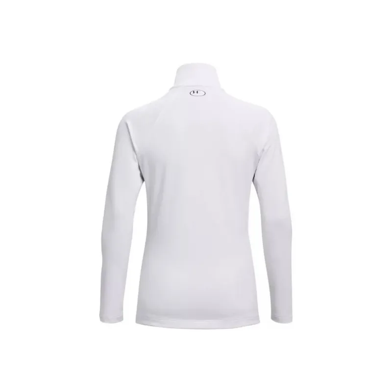 Under Armour Women's ColdGear Authentics 1/4 Zip White