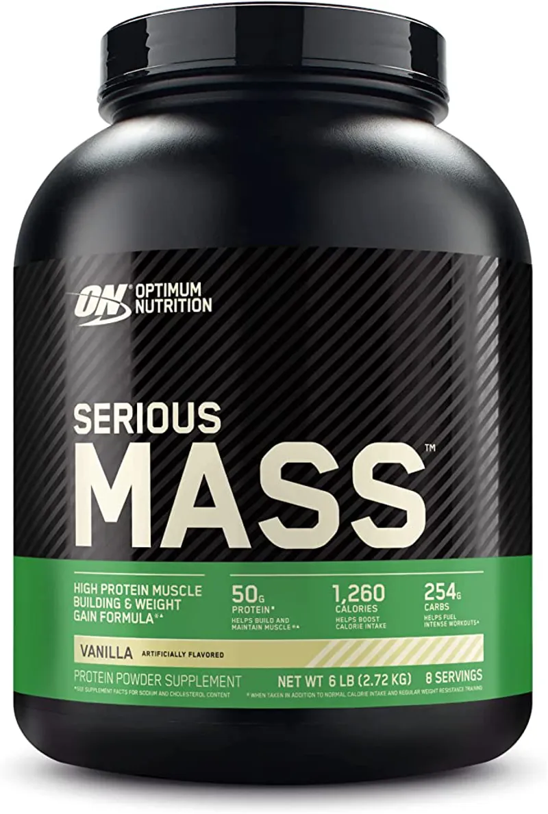 Optimum Nutrition Serious Mass 6 lb/2.72 kg Vanilla