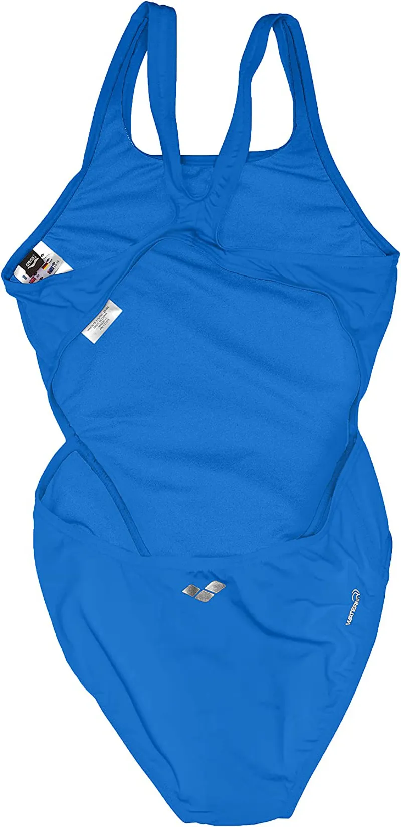Arena Girl's Makinas Youth Polyester Swimsuit in Size 24 - Blue-2