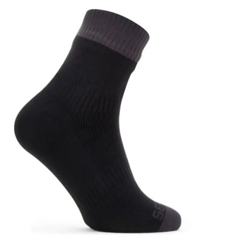 Sealskinz Wretham Waterproof Warm Weather Ankle Length Socks Black