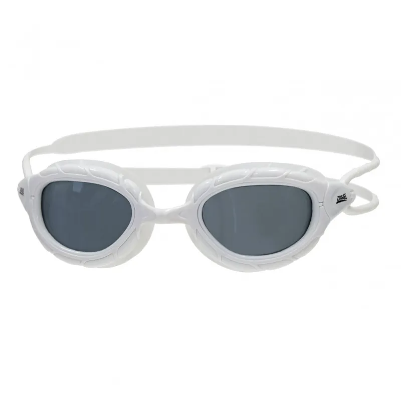 Zoggs Predator Swimming Goggles in Small - Smoke/White