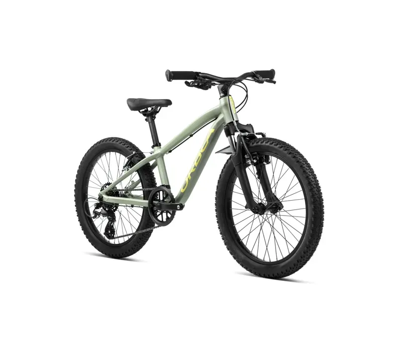 Orbea MX 20 XC Junior Bike In Metallic Green Artichoke Matt/Yellow Matt-1