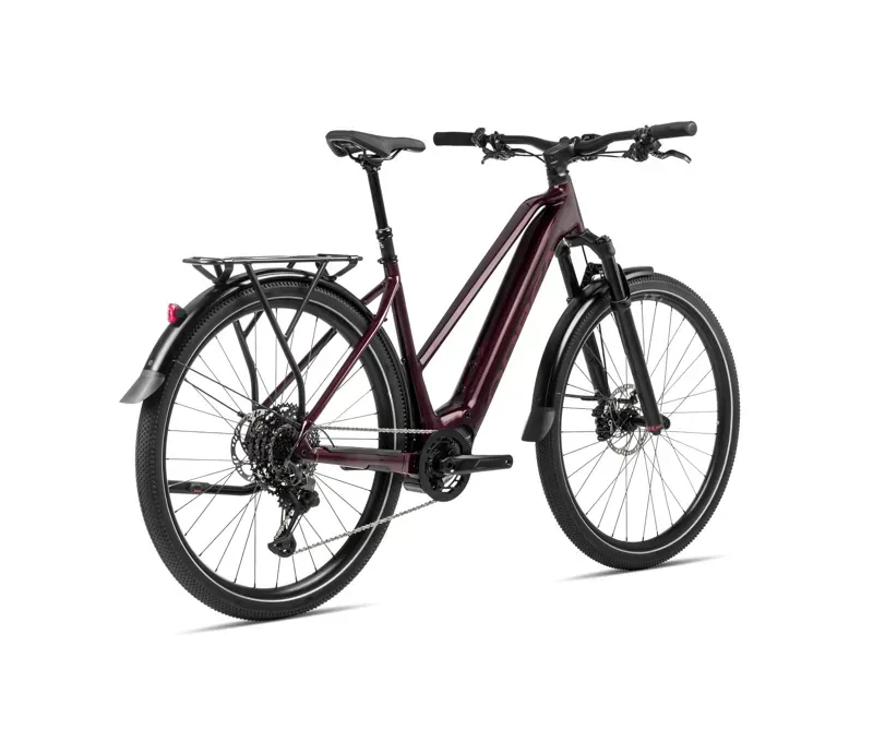 Orbea Kemen Mid 30 Trekking Bike in Metallic Burgundy Red -2