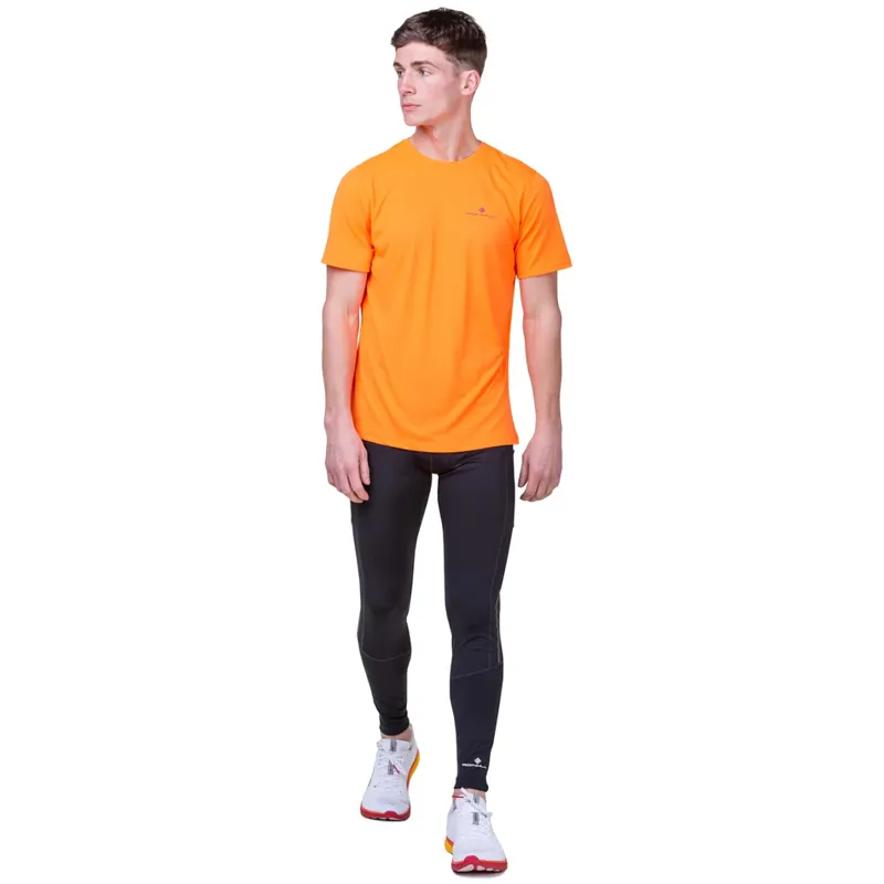 Ronhill Men's Core S/S Tee Fluo Orange/Legion-2