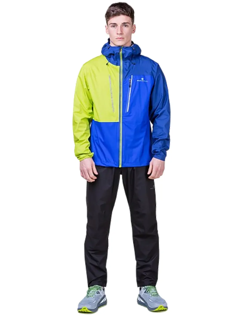 Ronhill Men's Fortify Jacket Ocean/Citrus-4