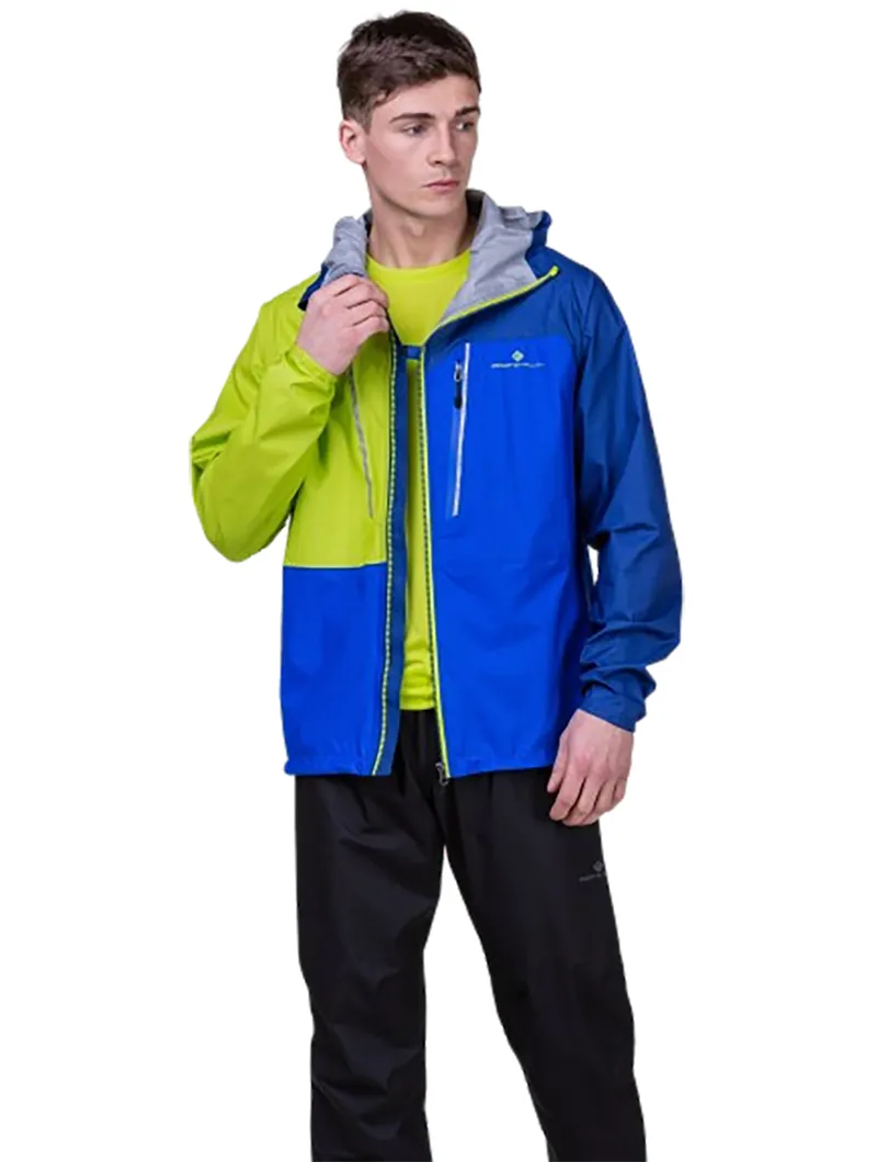 Ronhill Men's Fortify Jacket Ocean/Citrus-3