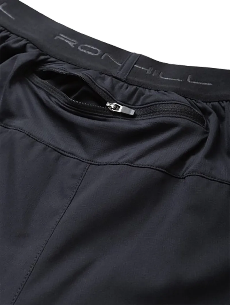 Ronhill Men's Tech 5inch Short All Black-7