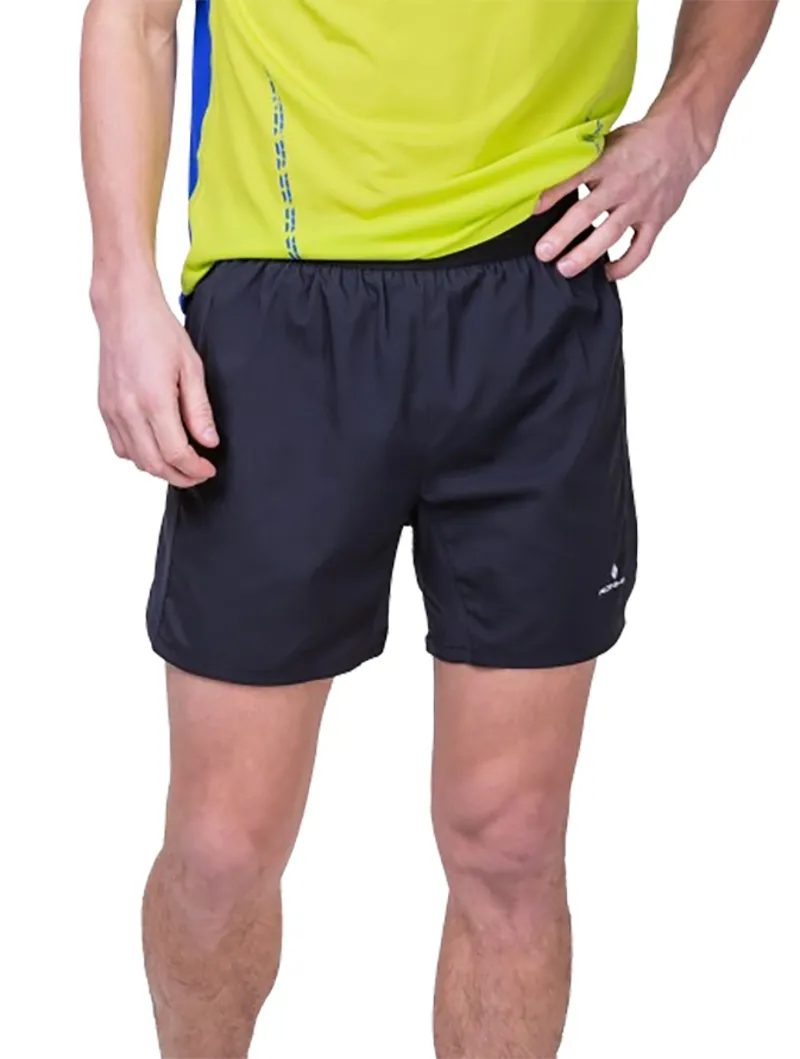 Ronhill Men's Tech 5inch Short All Black-3