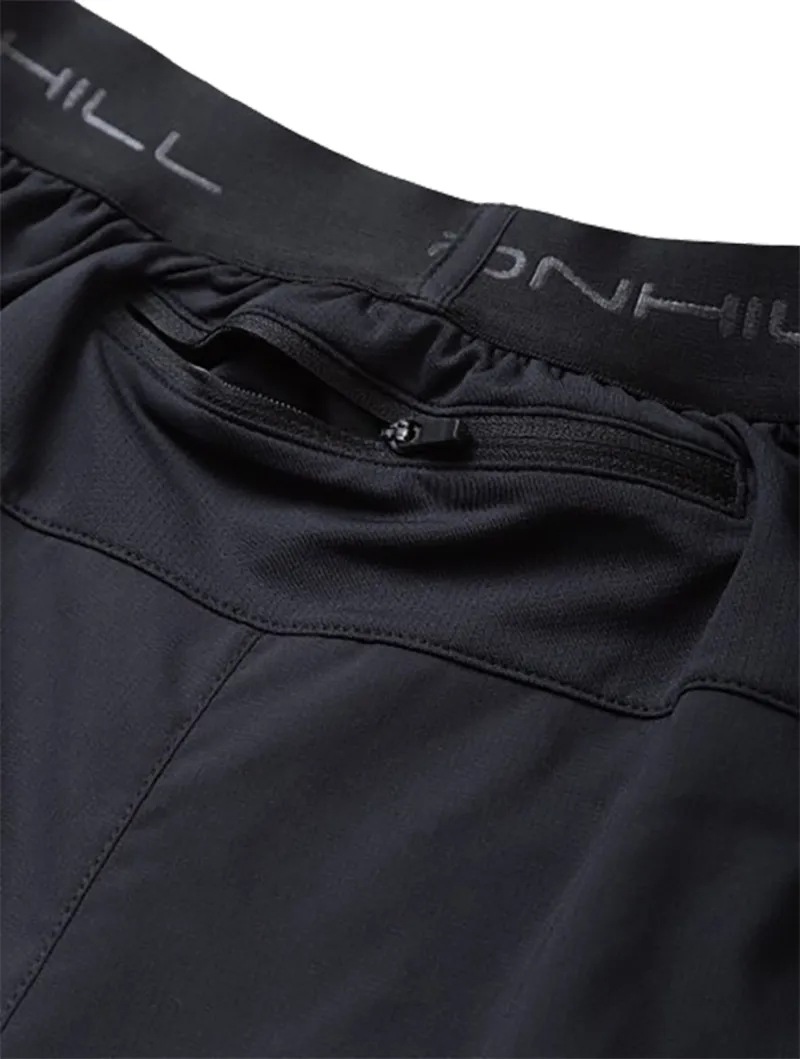 Ronhill Men's Tech 5inch Twin Short All Black-7