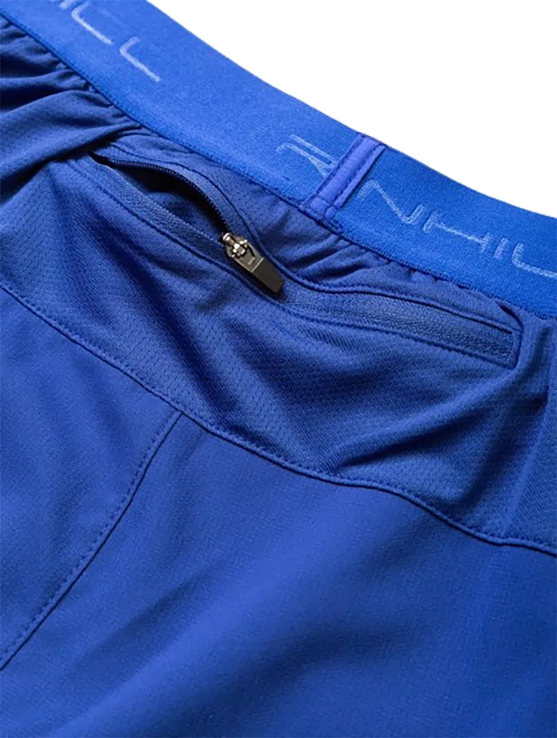 Ronhill Men's Tech 5inch Twin Short Ocean/Citrus-8