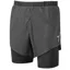 Ronhill Men's Tech Race Twin Short All Black