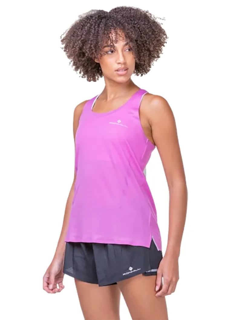 Ronhill Women's Tech Race Vest Fuchsia/Honeydew-2