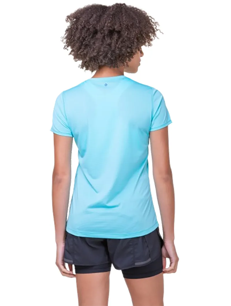 Ronhill Women's Tech S/S Tee Aquamint/Electric Blue-4