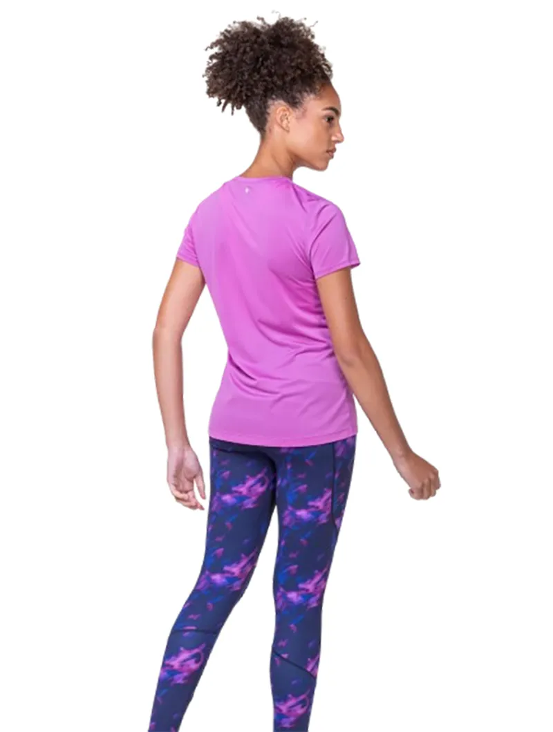 Ronhill Women's Tech S/S Tee Fuchsia/Honeydew-3
