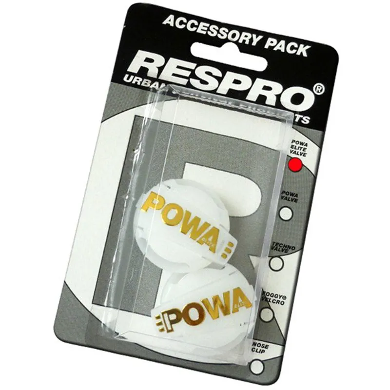 Respro Powa Elite Valve 2 Pack in White