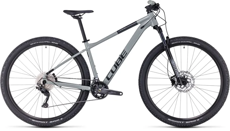Cube 2023 Attention Mountain Bike Swamp Grey Black