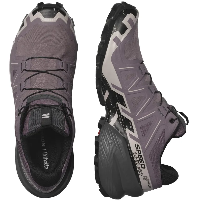 Salomon Women's Speedcross 6 Moonscape/Black/Ashes Of Roses-4