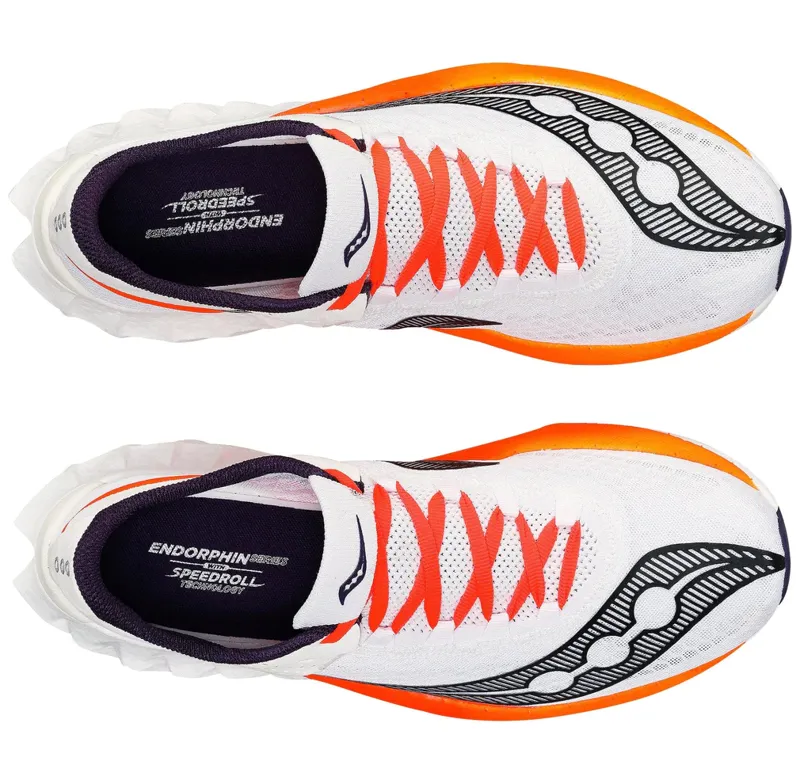 Saucony Men's Endorphin Pro 4 White/Black-4