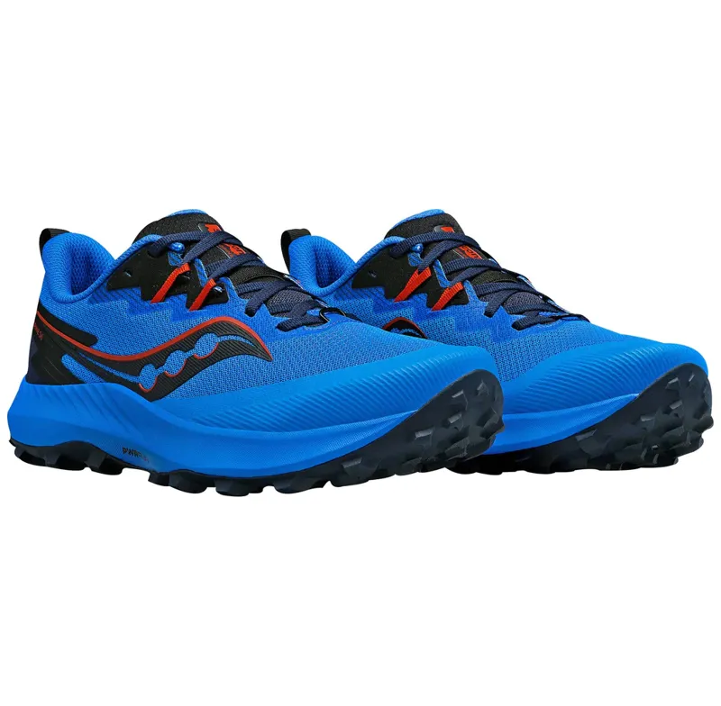 Saucony Men's Peregrine 14 Cobalt/Black-2