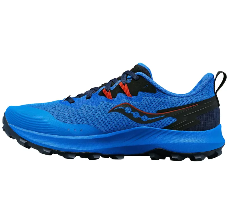 Saucony Men's Peregrine 14 Cobalt/Black-1