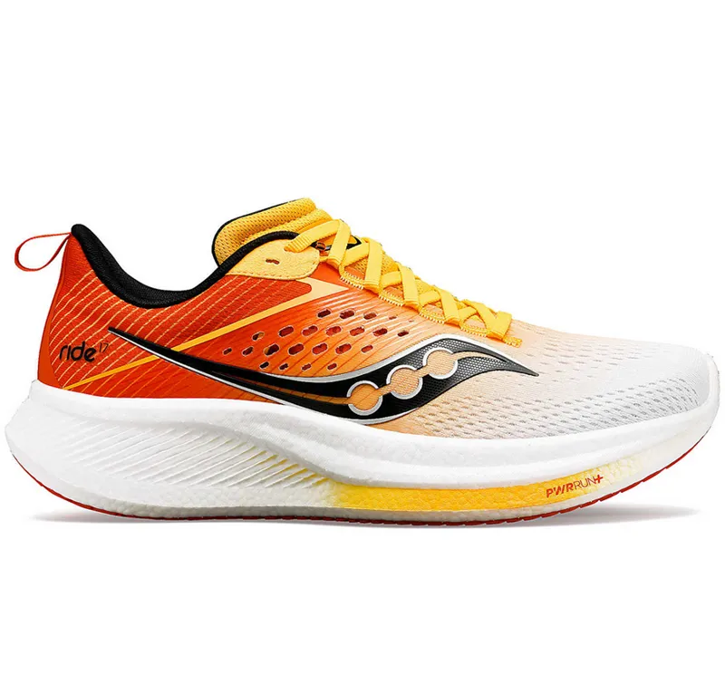 Saucony Men's Ride 17 White/Vizgold