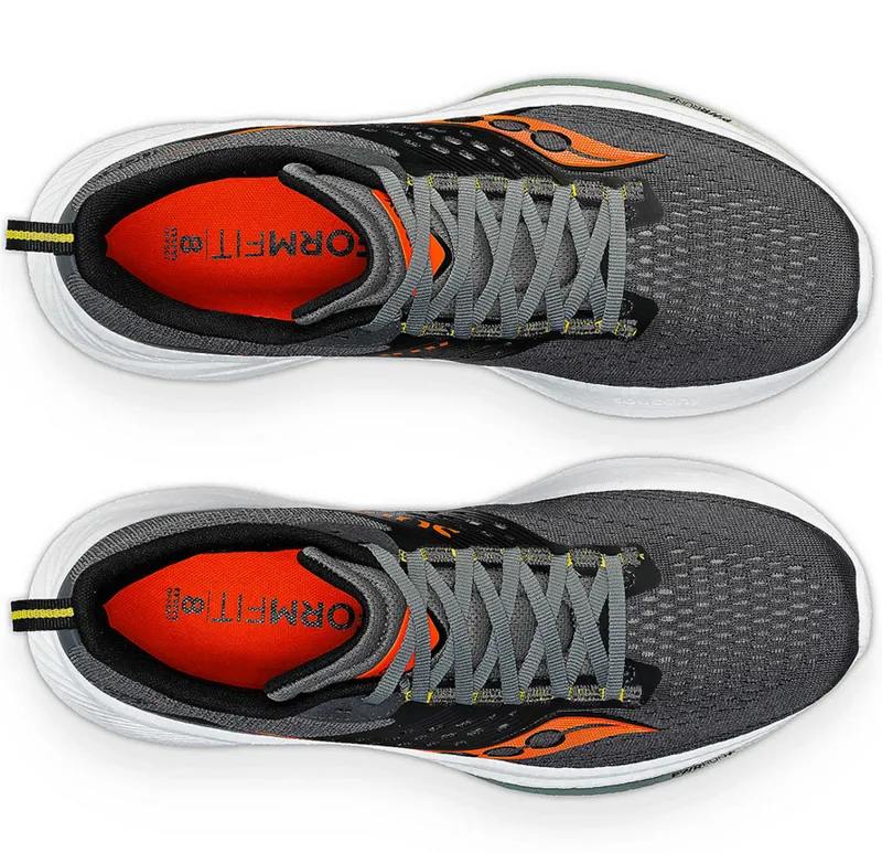 Saucony Men's Ride 17 WIDE Shadow/Pepper-4