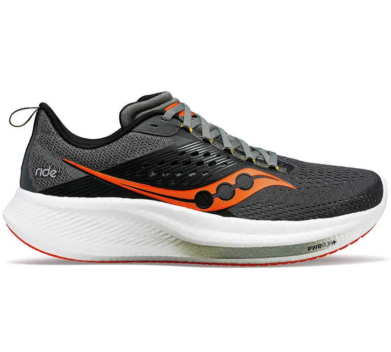 Saucony Men's Ride 17 WIDE Shadow/Pepper