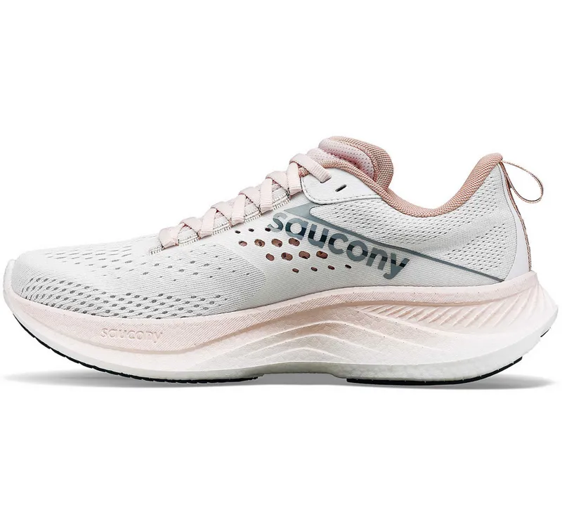 Saucony Women's Ride 17 White/Lotus-1