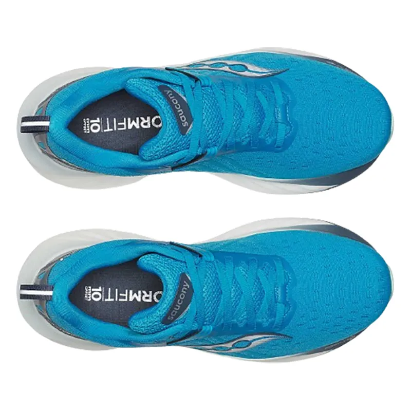 Saucony Women's Triumph 22 Vizblue/Dusk-3