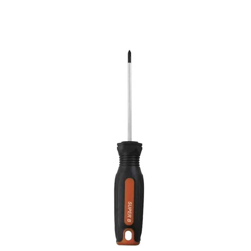 Super B TB-7528 2x100mm Cross Head Screwdriver in Black