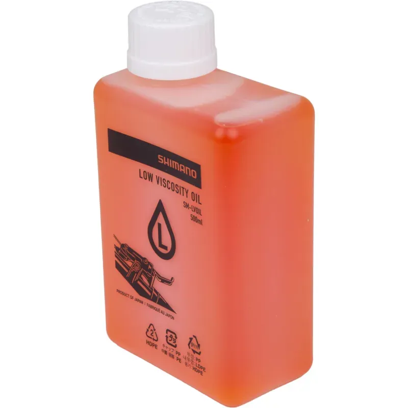 Shimano Brake Fluid Low Viscosity Mineral Oil 500ml Yellow-1