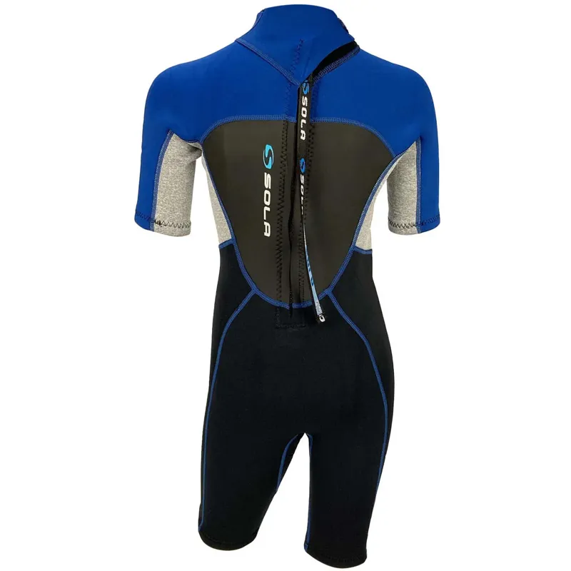 Sola Storm 3/2 kids Shortie Blue/Marl-1