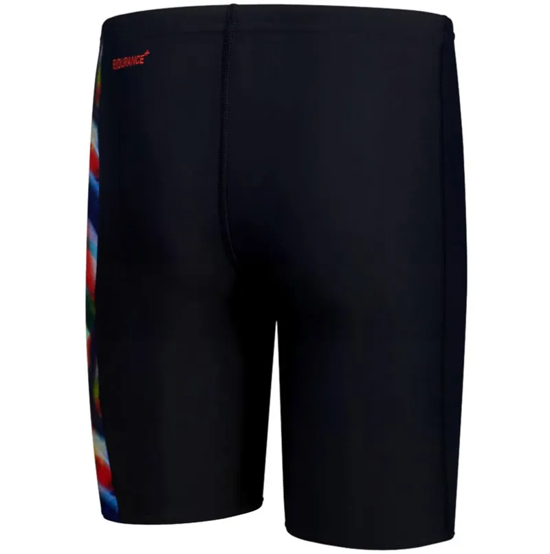 Speedo Boys Digital Allover Panel Jammer Black/Red/Multi-1