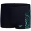 Speedo Boys Plastisol Placement Aquashort Navy/Green