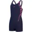 Speedo Girls Hyperboom Splice Legsuit True Navy/Electric Pink