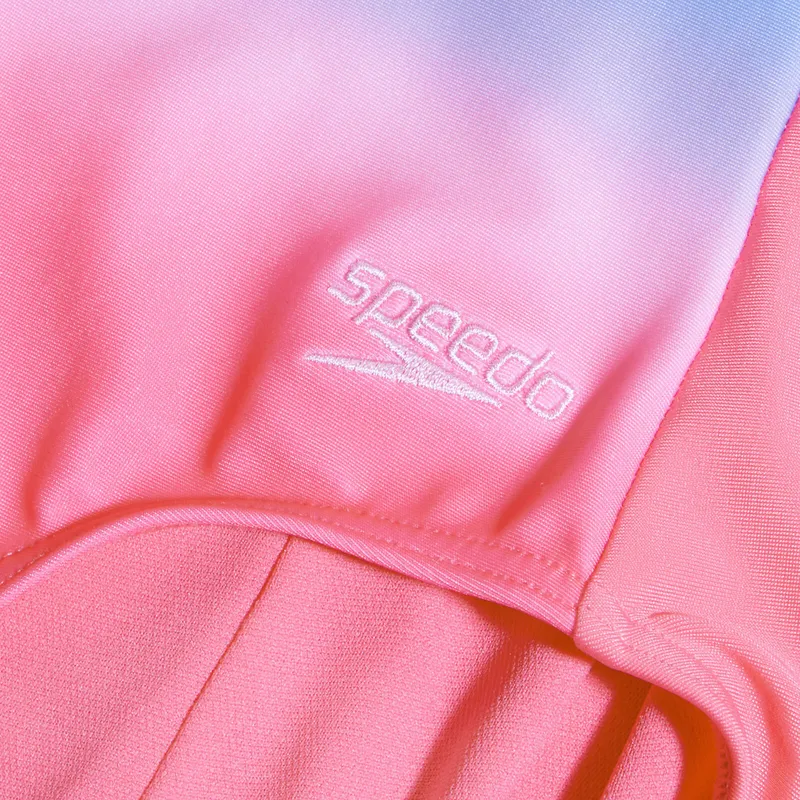 Speedo Girls Placement Digital Hydrasuit Pink-2