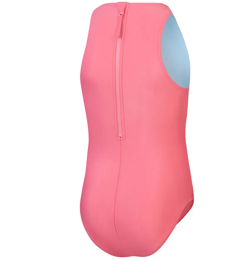 Speedo Girls Placement Digital Hydrasuit Pink-1