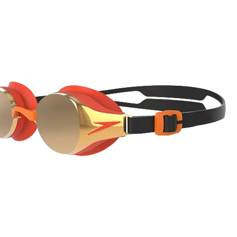 Speedo Hyrdropure Mirror Junior Goggles Orange/Gold-3