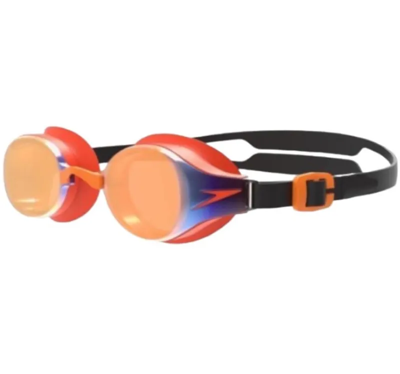 Speedo Hyrdropure Mirror Junior Goggles Orange/Gold