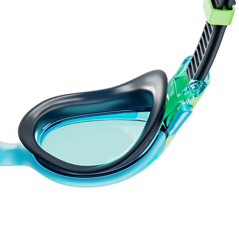 Speedo Junior Biofuse 2.0 Goggles Hypersonic Blue/Navy/Green-3