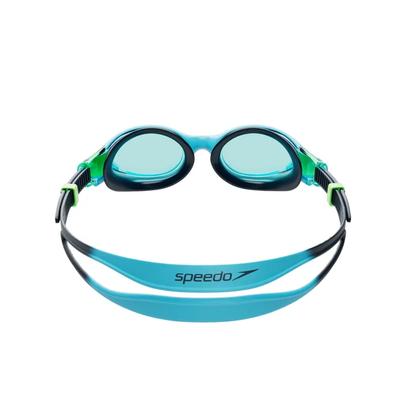 Speedo Junior Biofuse 2.0 Goggles Hypersonic Blue/Navy/Green-2