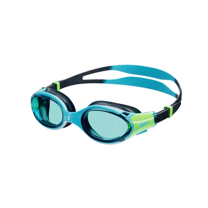 Speedo Junior Biofuse 2.0 Goggles Hypersonic Blue/Navy/Green