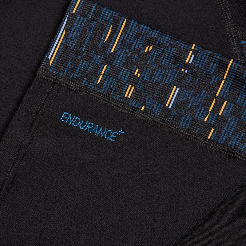 Speedo Men's Endurance Splice Long Sleeve Top Black-8