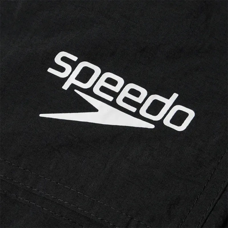 Speedo Men's Plus Size Essential 16 inch Watershort Black-6