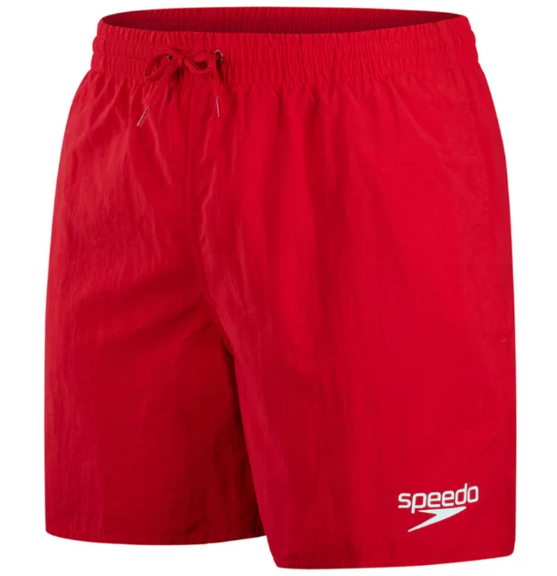 Speedo Men's Plus Size Essential 16 inch Watershort Red