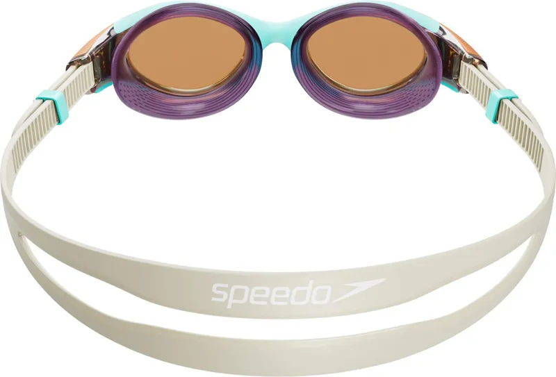 Speedo Women's Biofuse 2.0 Fit Goggles Blue/Orange-2